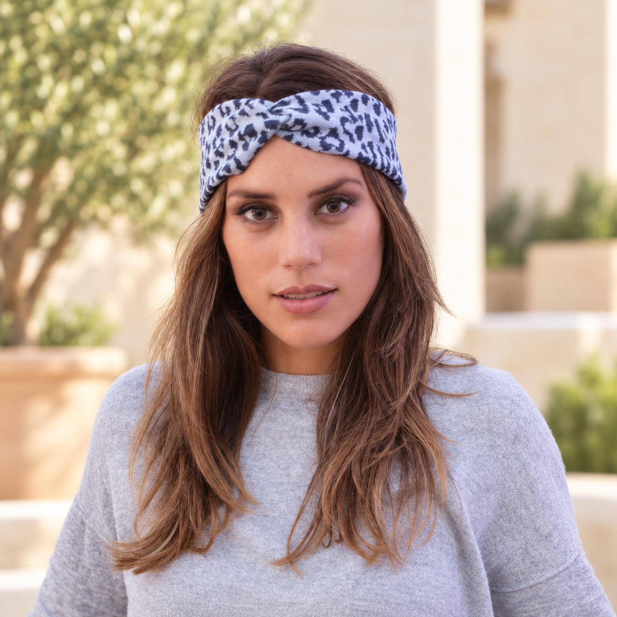 Bandeau élastique pour cheveux · Bleu Lion (Automne-Hiver)