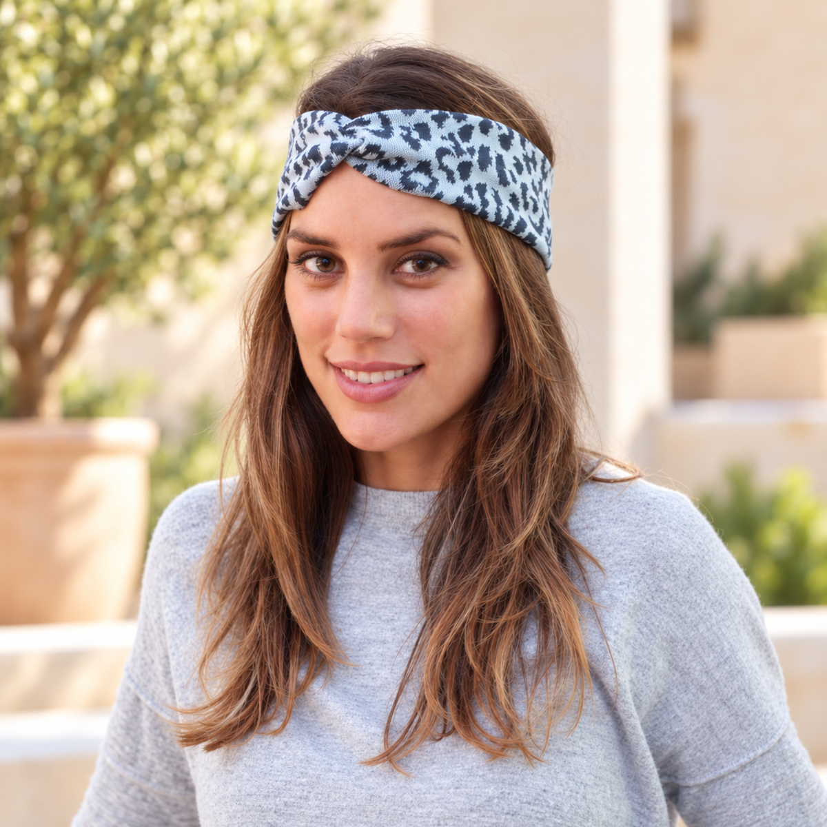 Bandeau élastique pour cheveux · Bleu Lion (Automne-Hiver)