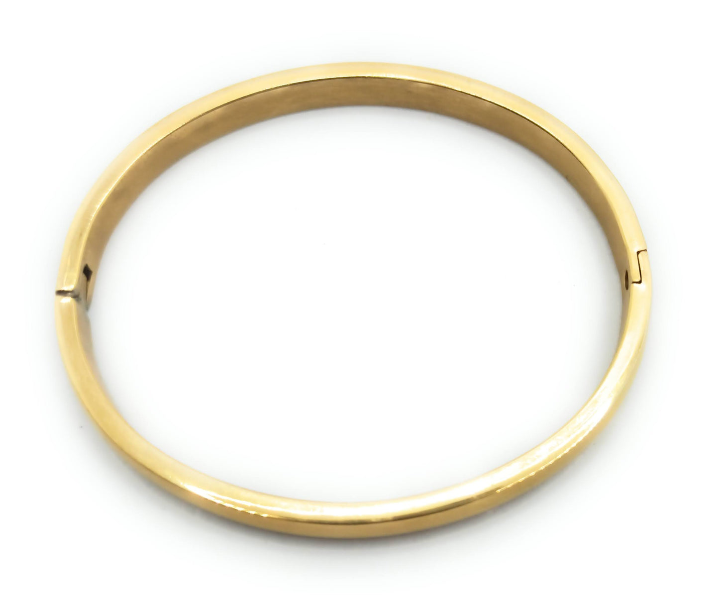 Brazalete Dorado Aro Ovadado Pulsera Rígida · Oro Mate (últimas unidades!)