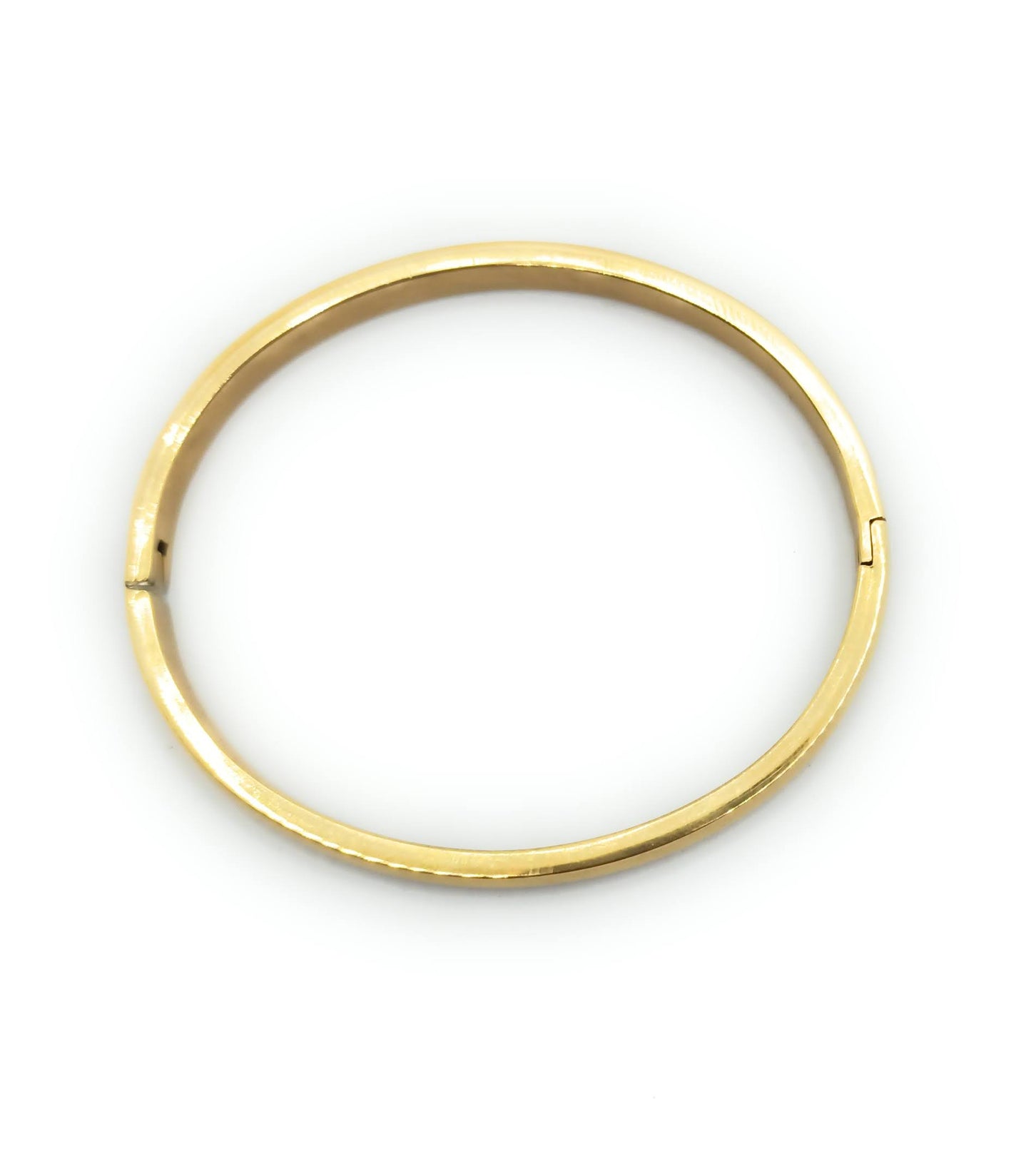 Brazalete Dorado Aro Ovadado Pulsera Rígida · Oro Mate (últimas unidades!)