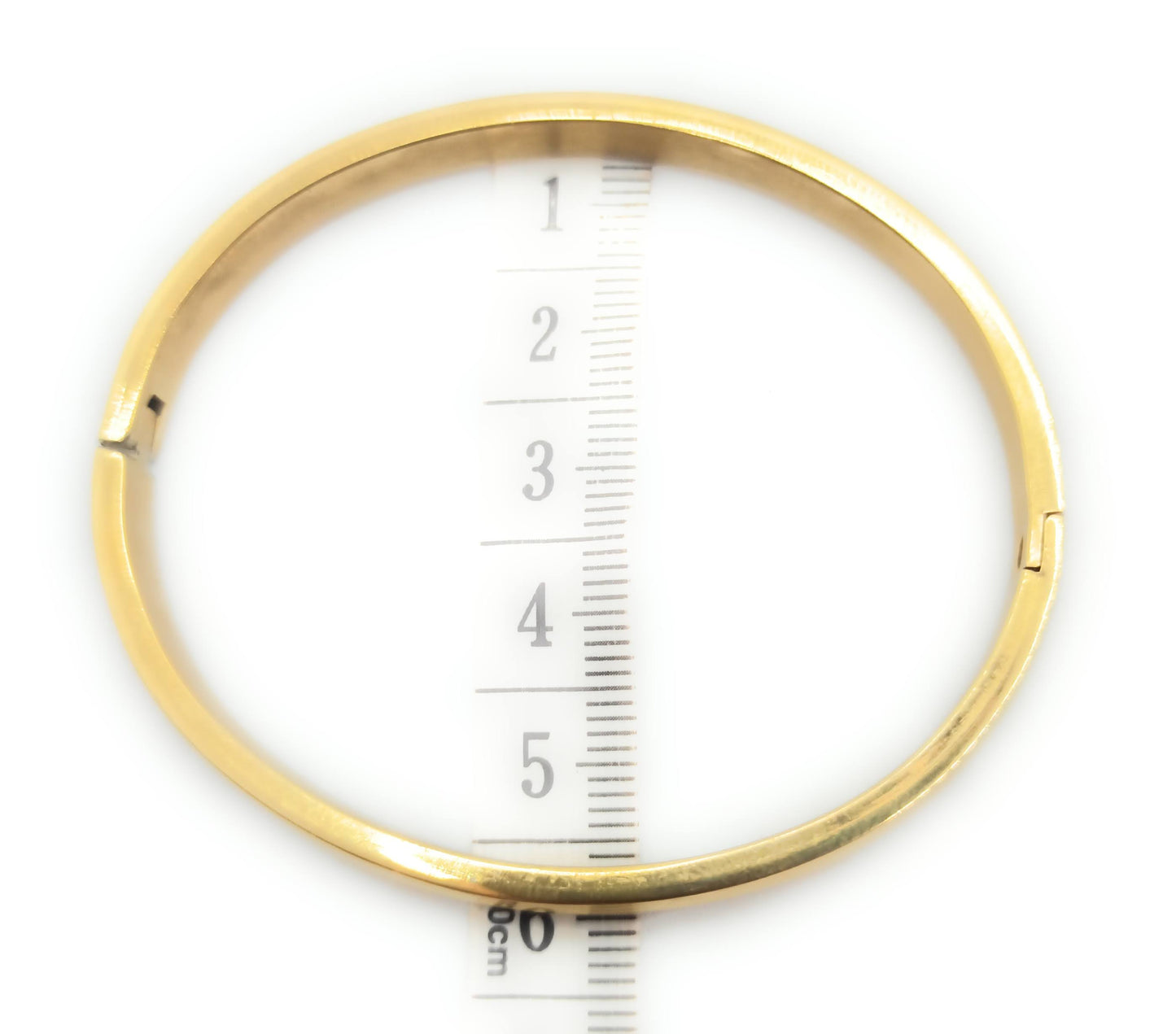 Brazalete Dorado Aro Ovadado Pulsera Rígida · Oro Mate (últimas unidades!)