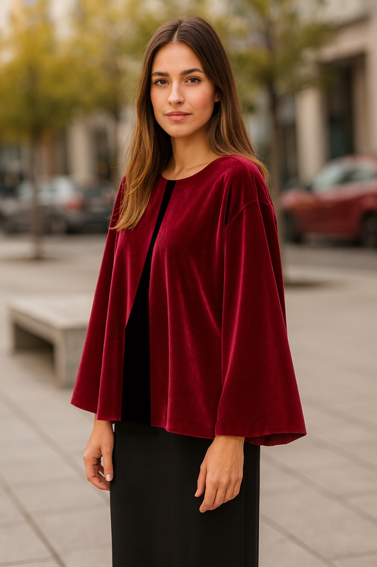 Capa de Terciopelo · Rojo Frambuesa (últimas unidades!)