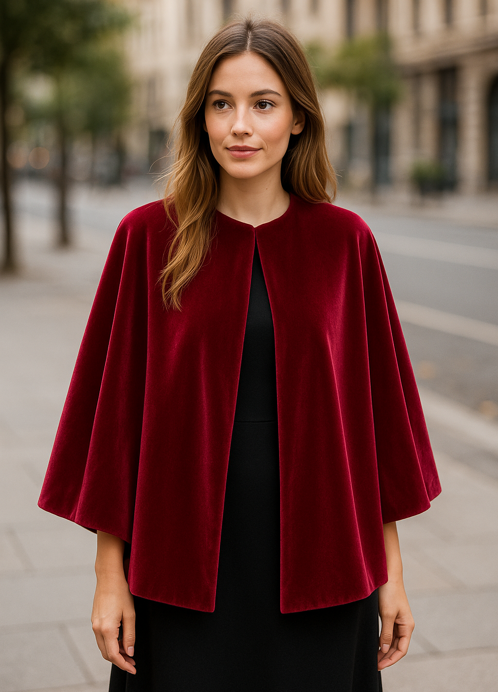 Capa de Terciopelo · Rojo Frambuesa (últimas unidades!)