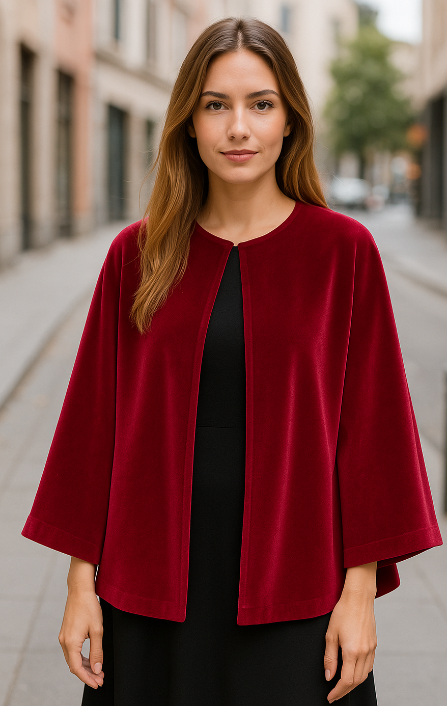 Capa de Terciopelo · Rojo Frambuesa (últimas unidades!)