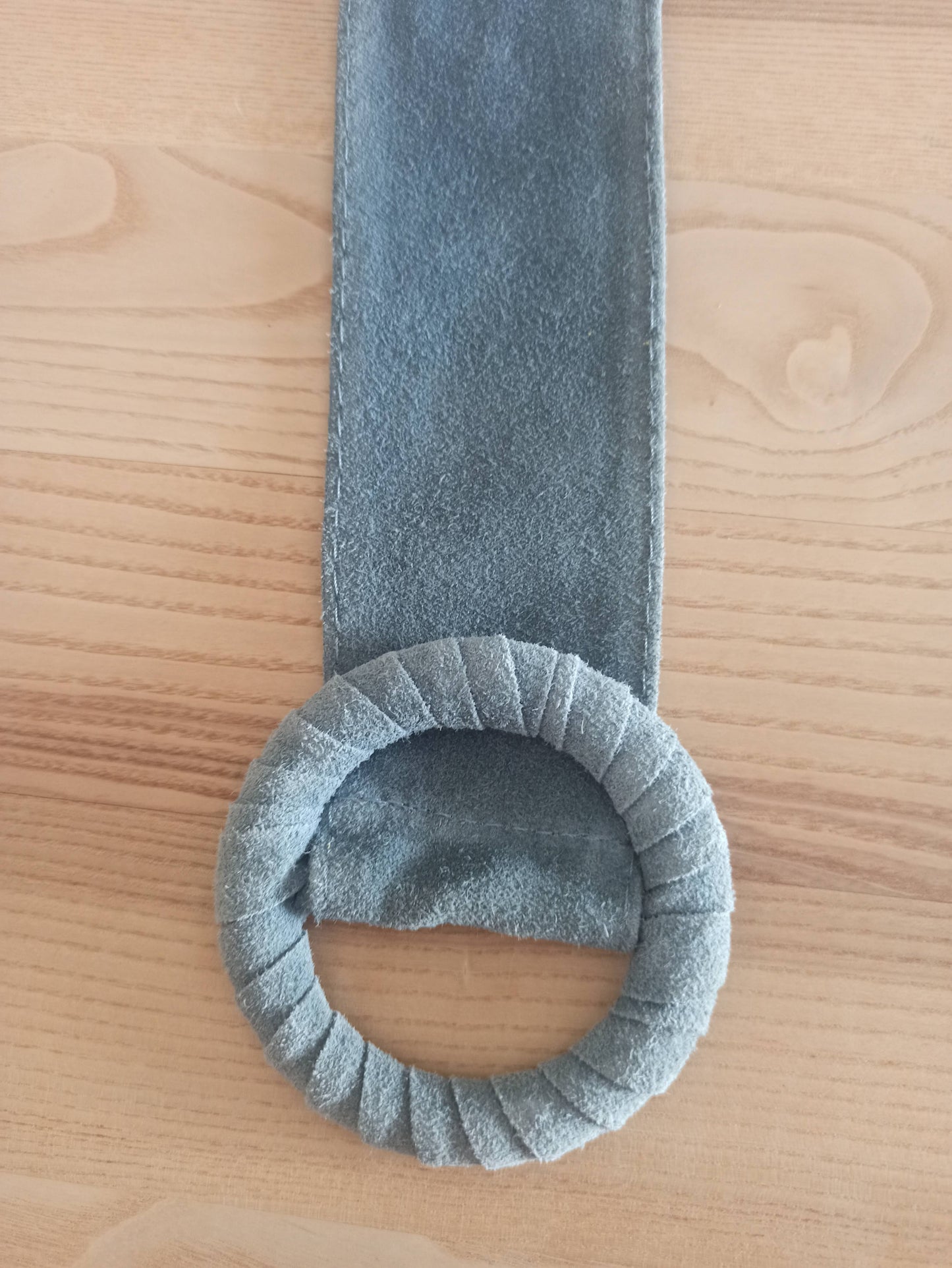 Cinturón de Ante Ajustable, Talla única de S a XL · Azul Cian (última unidad!)
