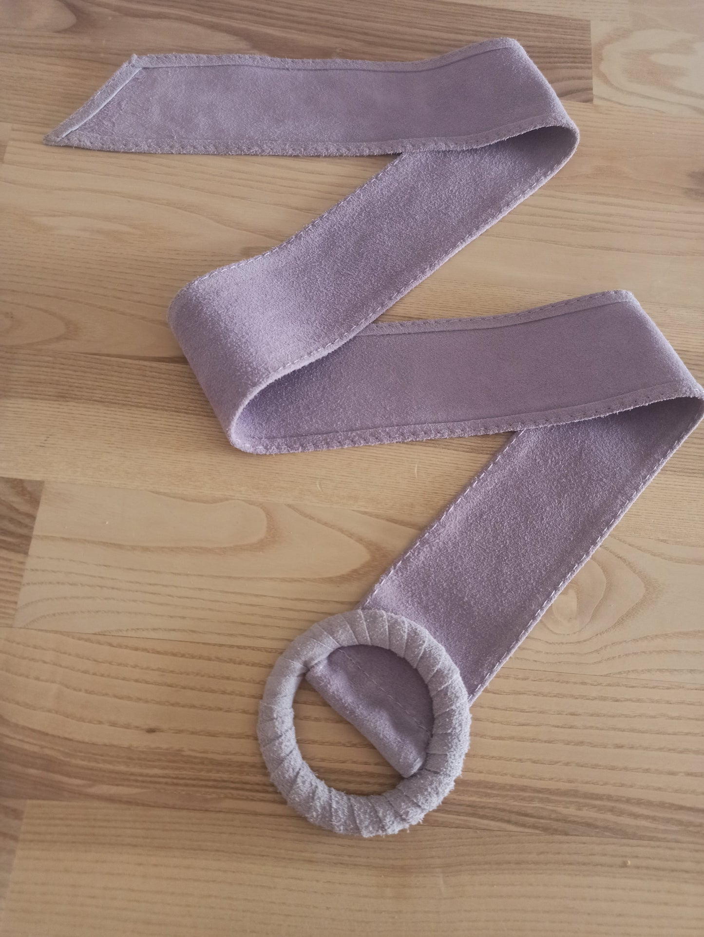 Cinturón de Ante Ajustable, Talla única de S a XL · Lavanda (última unidad!)