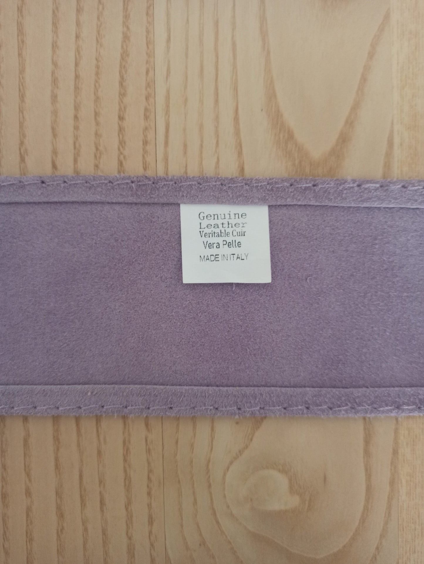 Cinturón de Ante Ajustable, Talla única de S a XL · Lavanda (última unidad!)