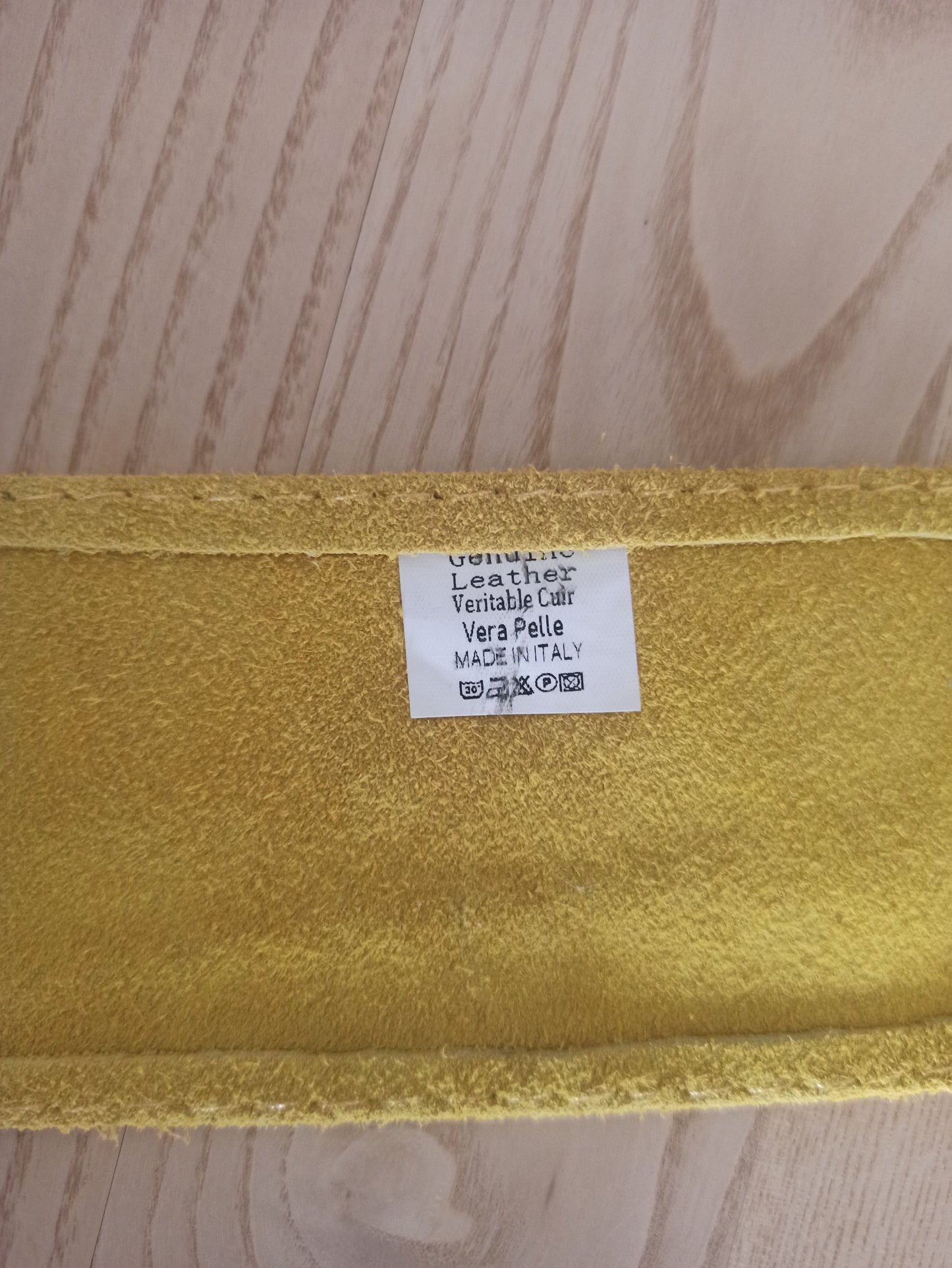 Cinturón de Ante Ajustable, Talla única de S a XL · Mostaza (última unidad!)