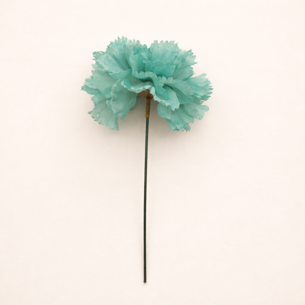 Œillet XL, grande fleur flamenco, ornement de cheveux pour femme · Aigue-marine Ø13 cm