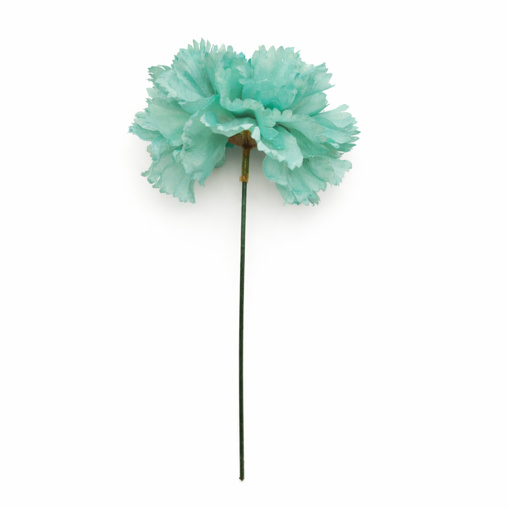 Œillet XL, grande fleur flamenco, ornement de cheveux pour femme · Aigue-marine Ø13 cm
