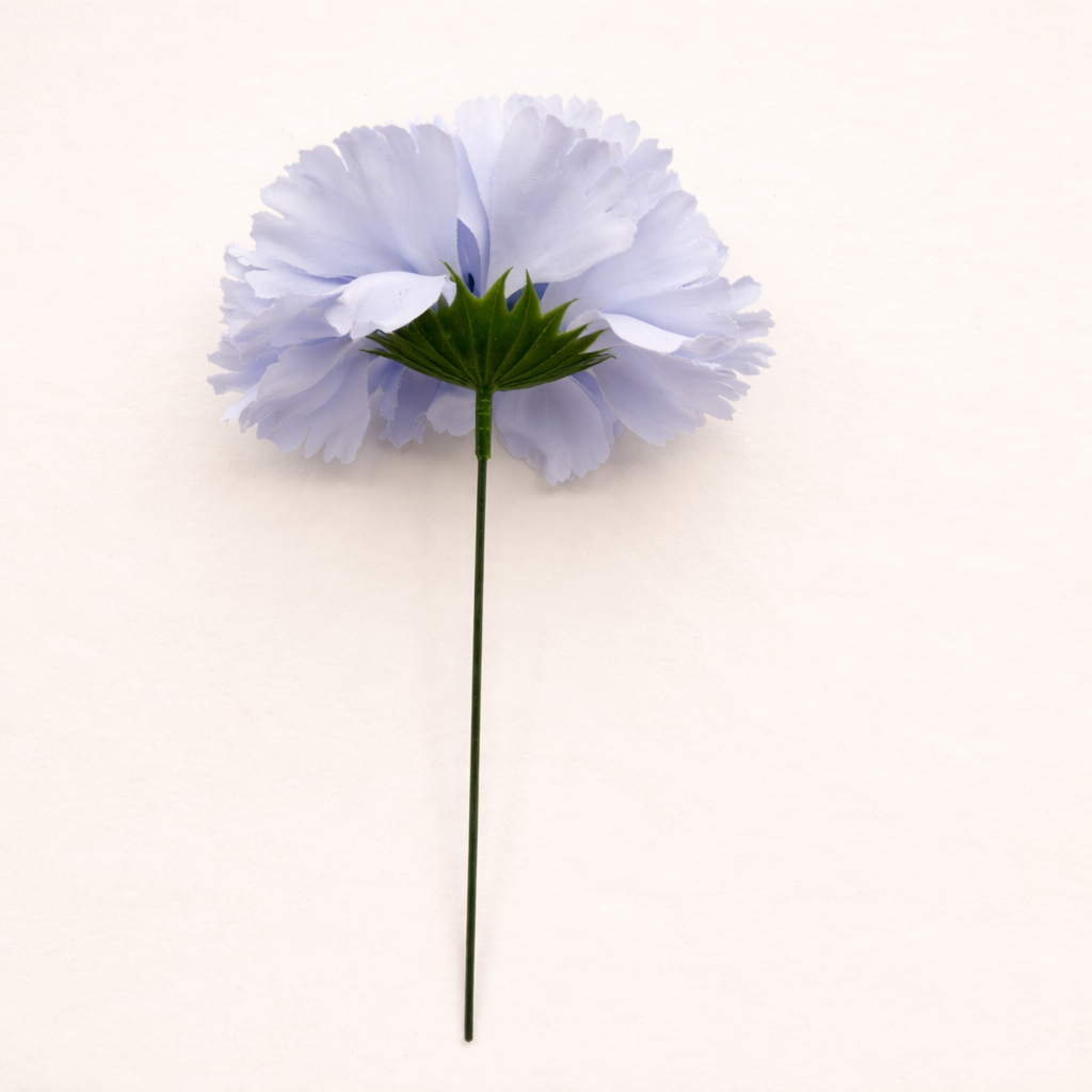 Œillet XL, grande fleur de flamenco, ornement de cheveux pour femme · Bleu cobalt Ø13 cm