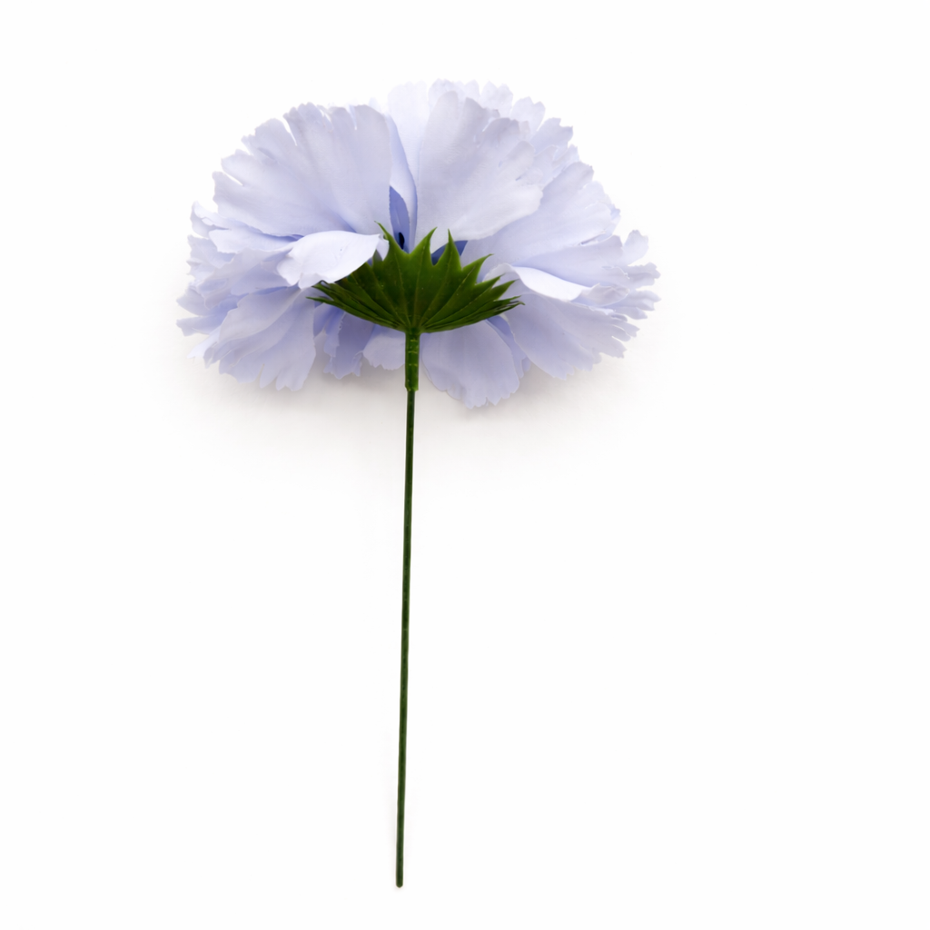 Œillet XL, grande fleur de flamenco, ornement de cheveux pour femme · Bleu cobalt Ø13 cm