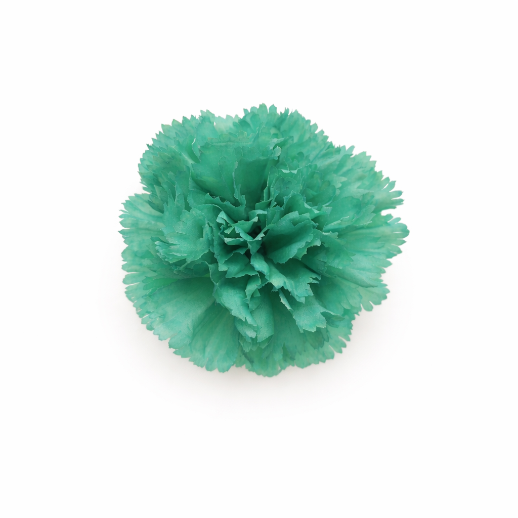 Œillet XL, grande fleur flamenco, ornement de cheveux pour femme · Aigue-marine Ø13 cm