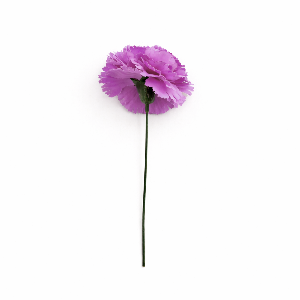 Clavel Flamenco Flor Pelo Ø9cm · Malva Claro