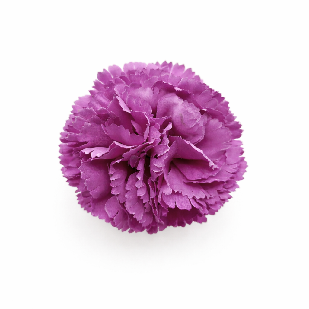 Clavel Flamenco Flor Pelo Ø9cm · Malva Claro