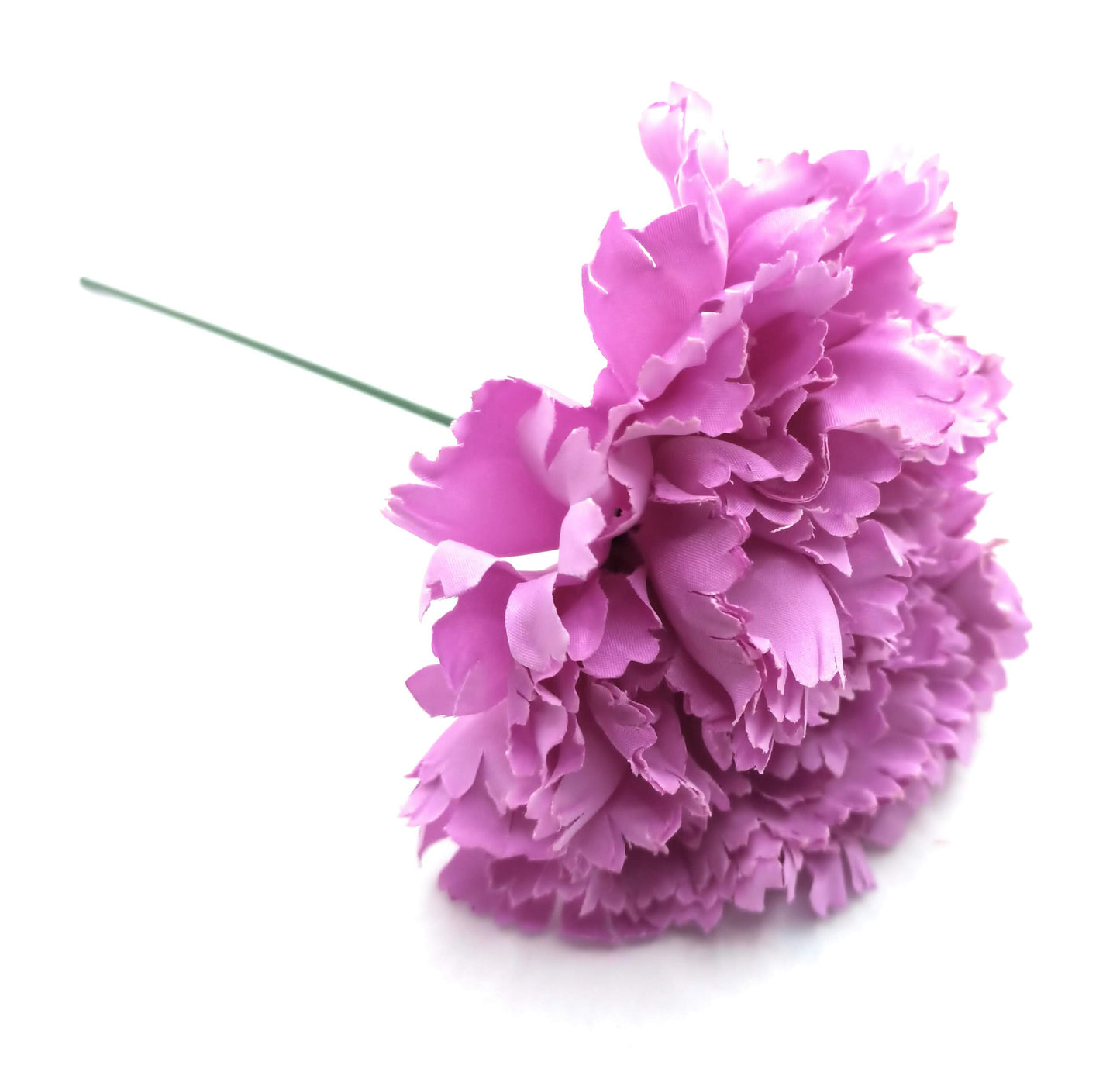 Clavel XL Flor Flamenca Grande Adorno Pelo Mujer · Violeta Claro Ø13cm