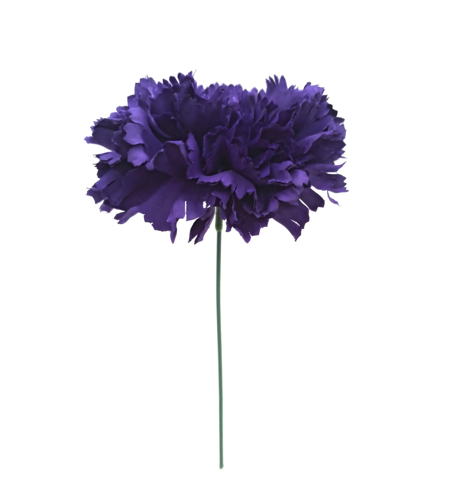 Clavel XL Grande Flamenco Flor Pelo · Morado Ø13cm