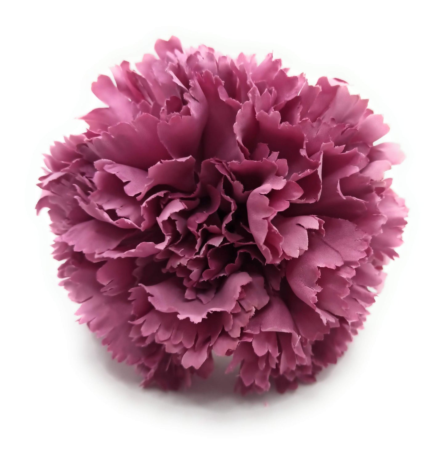 Clavel XL Flor Flamenca Grande Adorno Pelo Mujer · Malva Oscuro Ø13cm