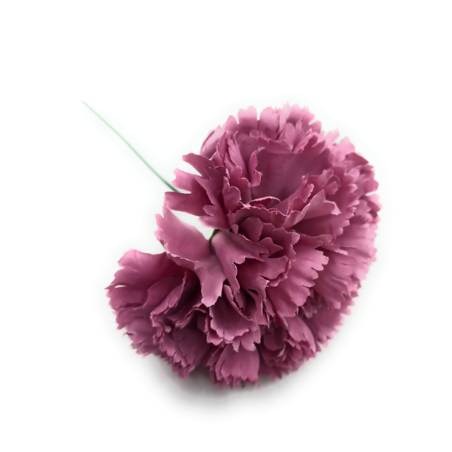 Clavel XL Flor Flamenca Grande Adorno Pelo Mujer · Malva Oscuro Ø13cm