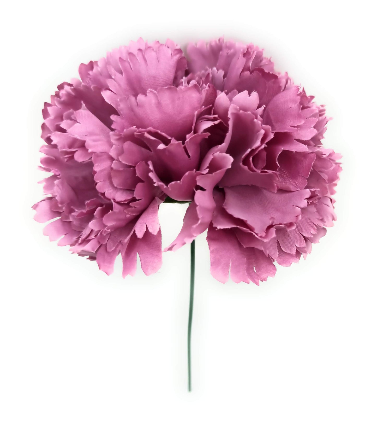 Clavel XL Flor Flamenca Grande Adorno Pelo Mujer · Malva Oscuro Ø13cm