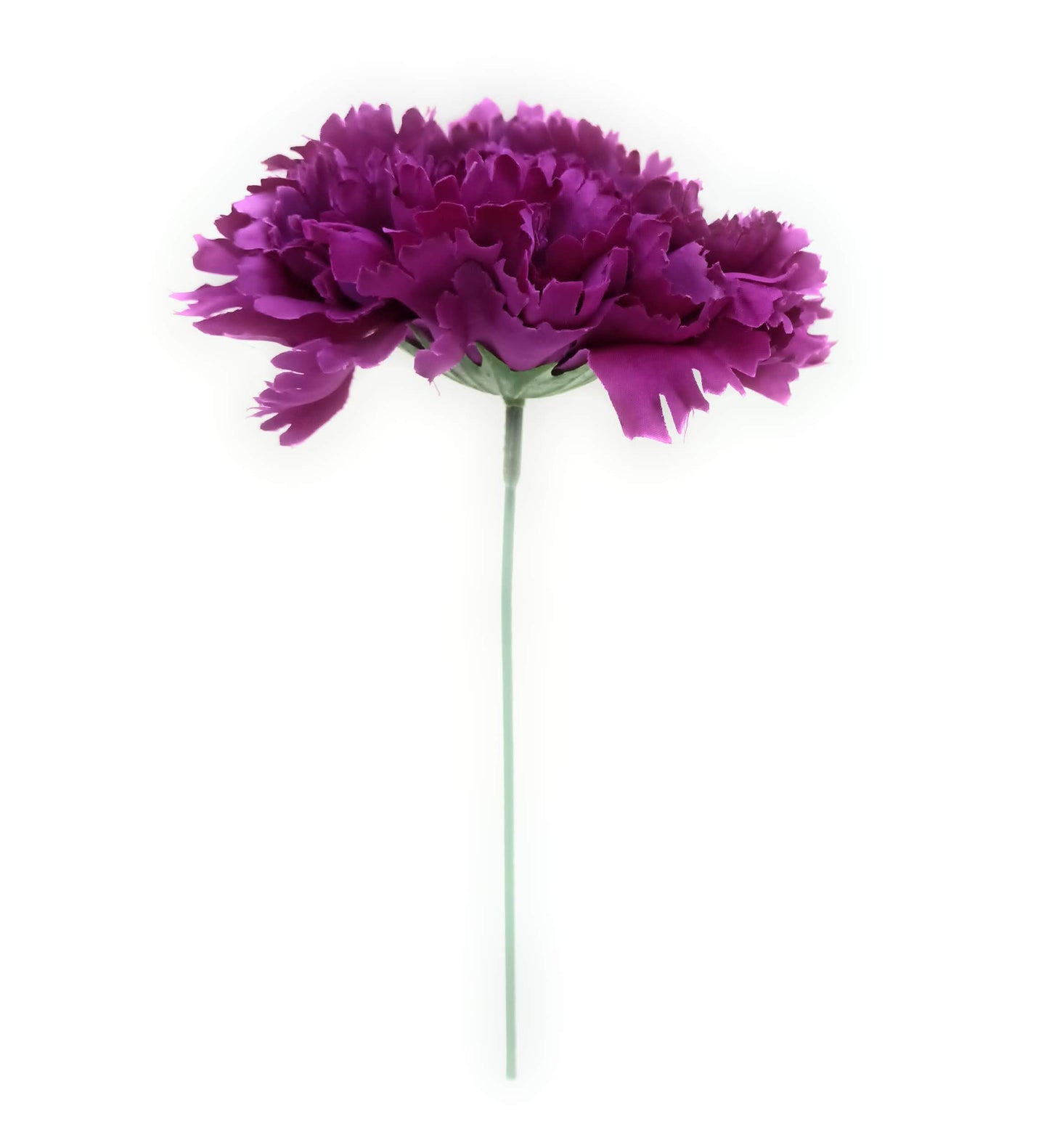 Clavel XL Flor Flamenca Grande Adorno Pelo Mujer · Violeta Oscuro Ø13cm