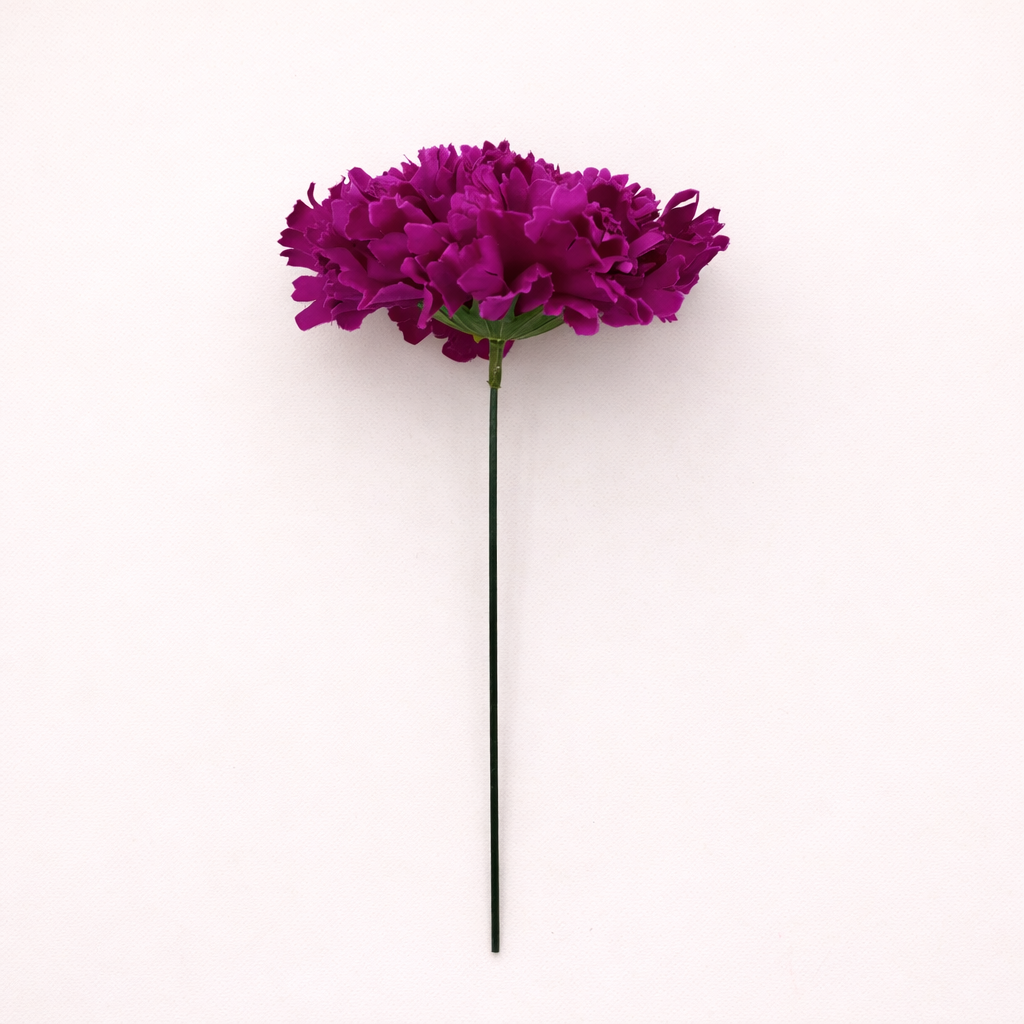 Clavel XL Flor Flamenca Grande Adorno Pelo Mujer · Violeta Ø13cm