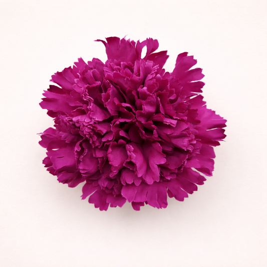 Clavel XL Flor Flamenca Grande Adorno Pelo Mujer · Violeta Ø13cm