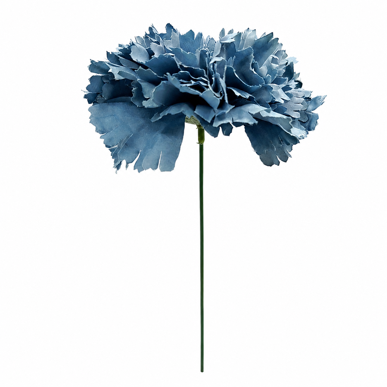 Clavel XL Flor Flamenca Grande Adorno Pelo Mujer · Azul Humo Ø13cm