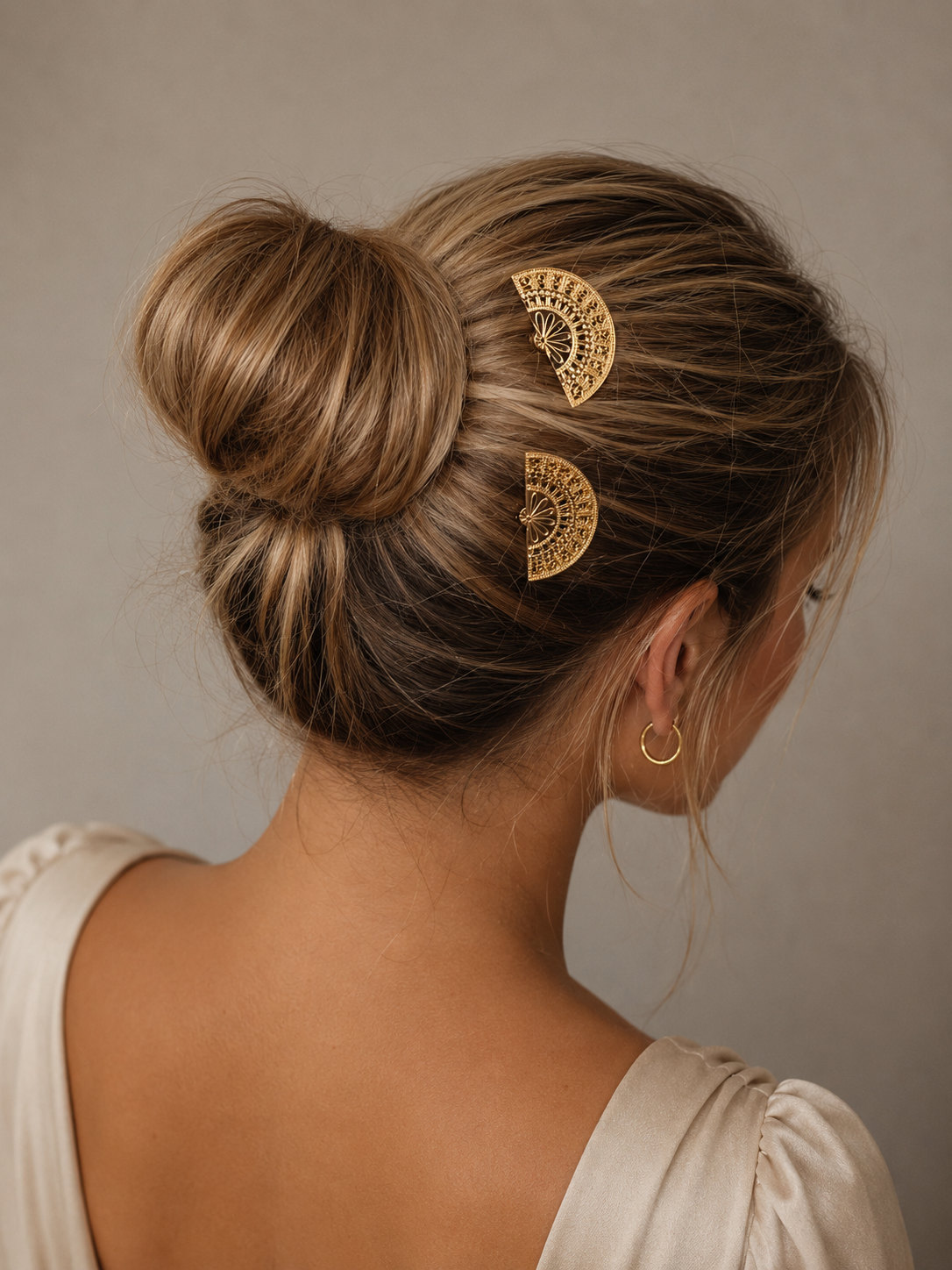 Petits peignes à cheveux dorés · Taille S (Lot de 2) Dernière unité !