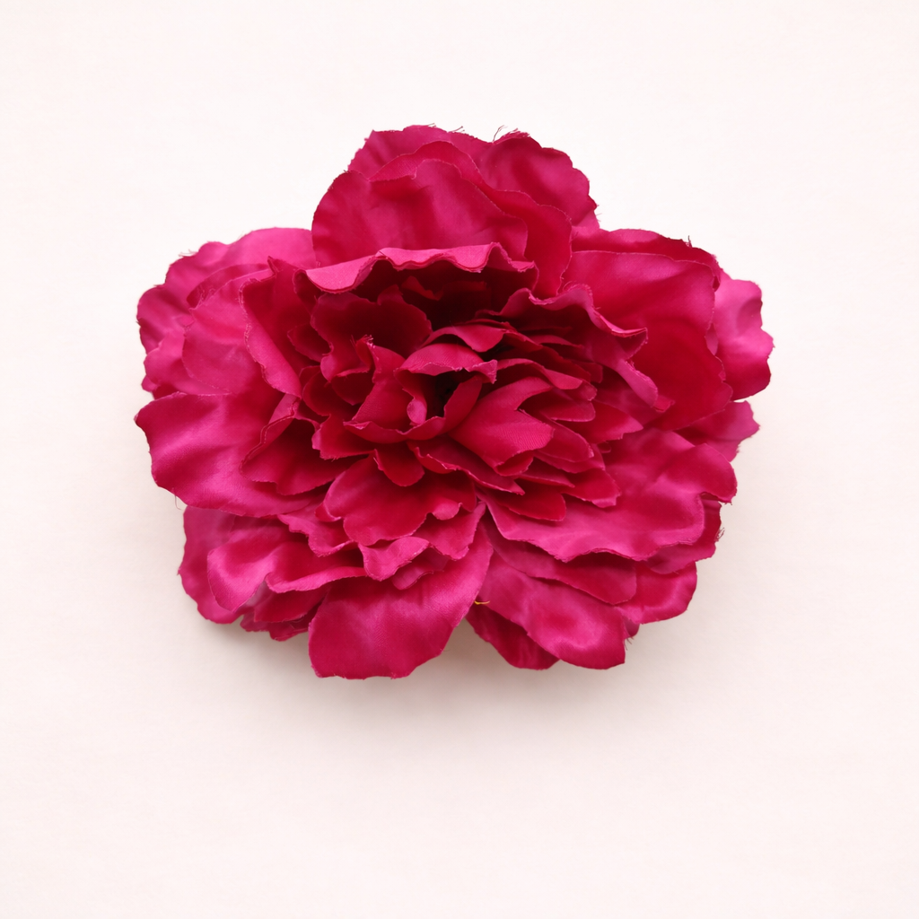 Flor Flamenca Peonía Grande para Pelo · Buganvilla Ø17 cm