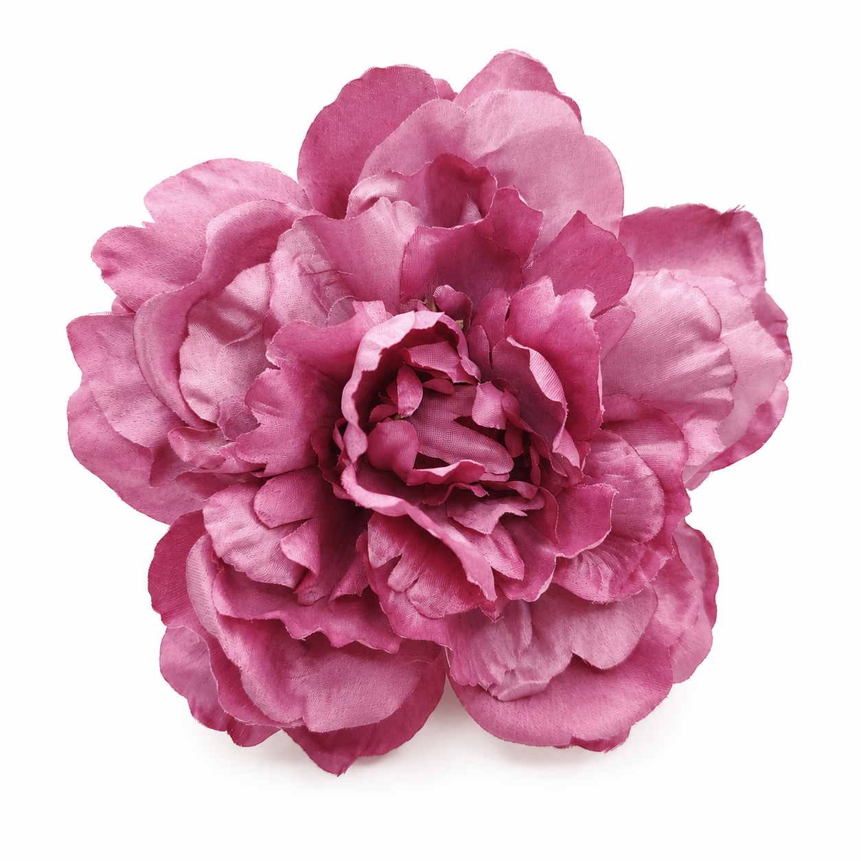 Flor Flamenca Peonía Grande para Pelo · Malva Ø17 cm