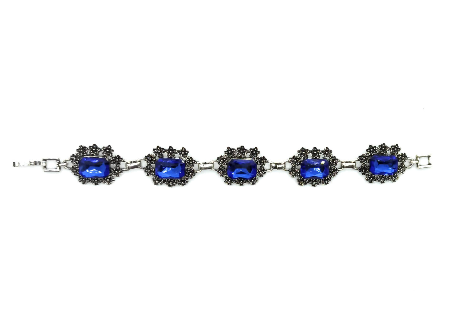 Pulsera Cristales · Azul