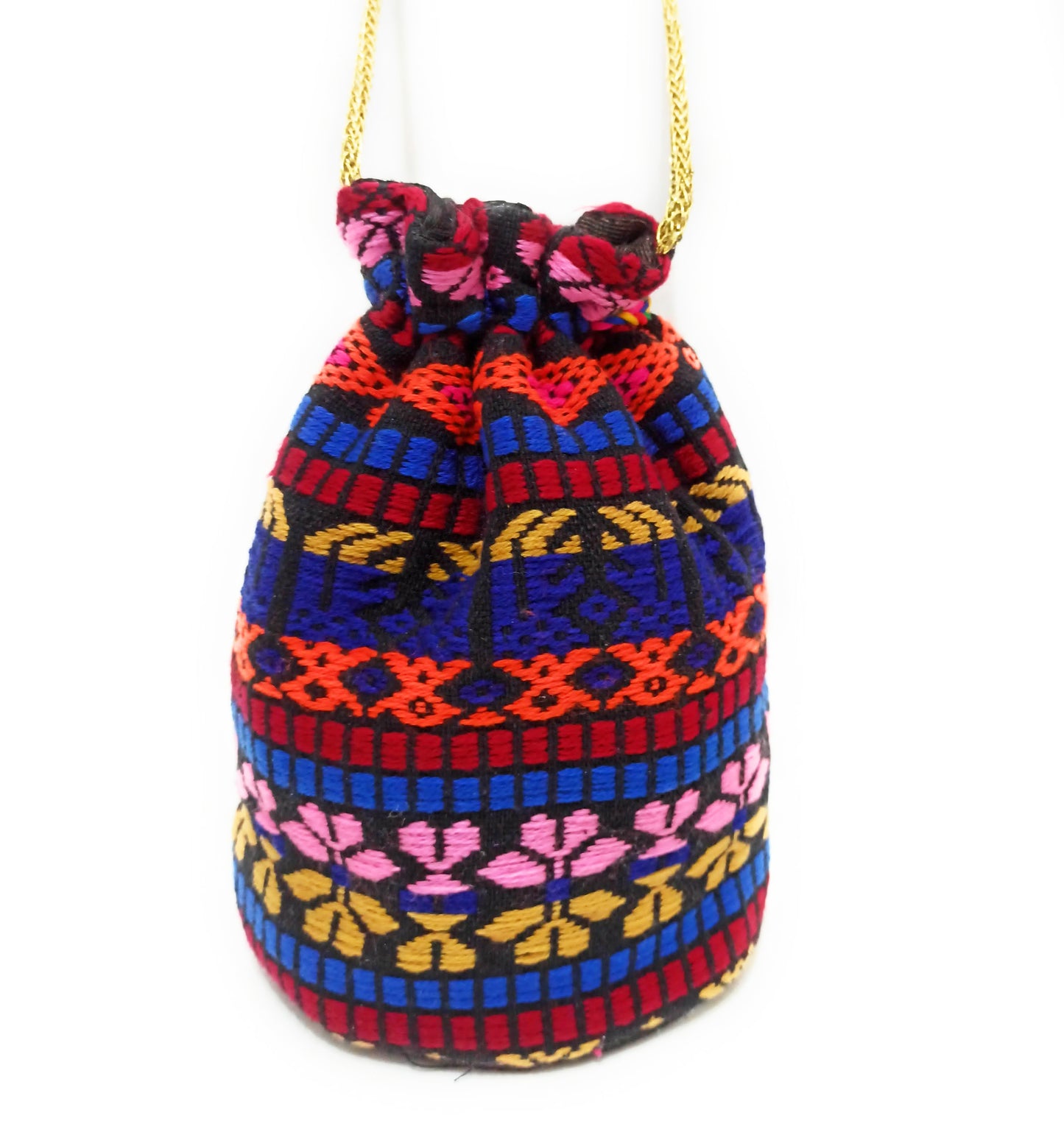 Saco Bolso De Mano de Fiesta · Artesanía bordada Multicolor