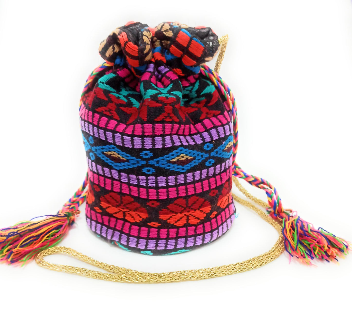 Saco Bolso De Mano de Fiesta · Artesanía bordada Multicolor