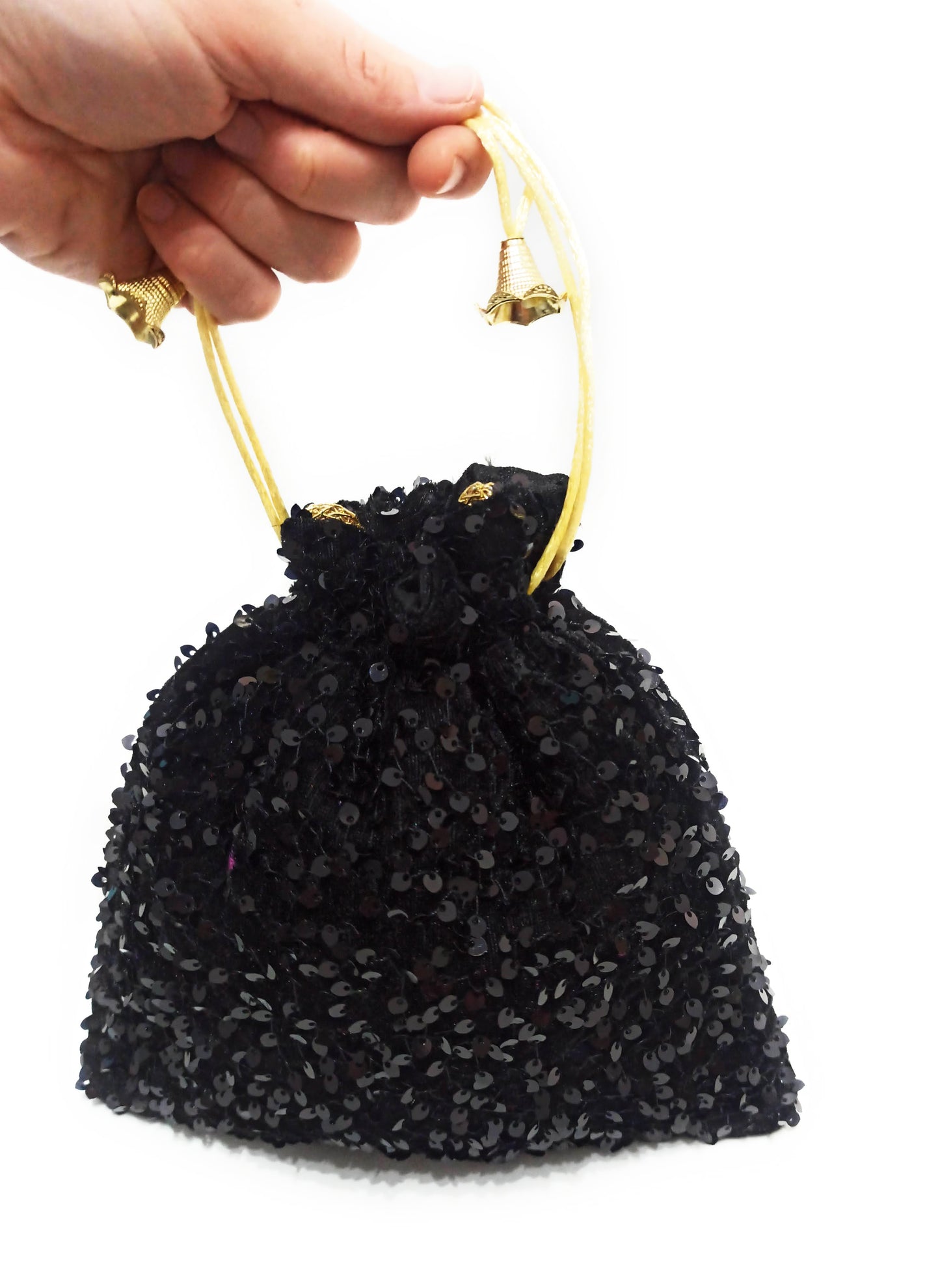 Saco Bolso De Mano de Fiesta · Lentejuelas Negro (última unidad!)
