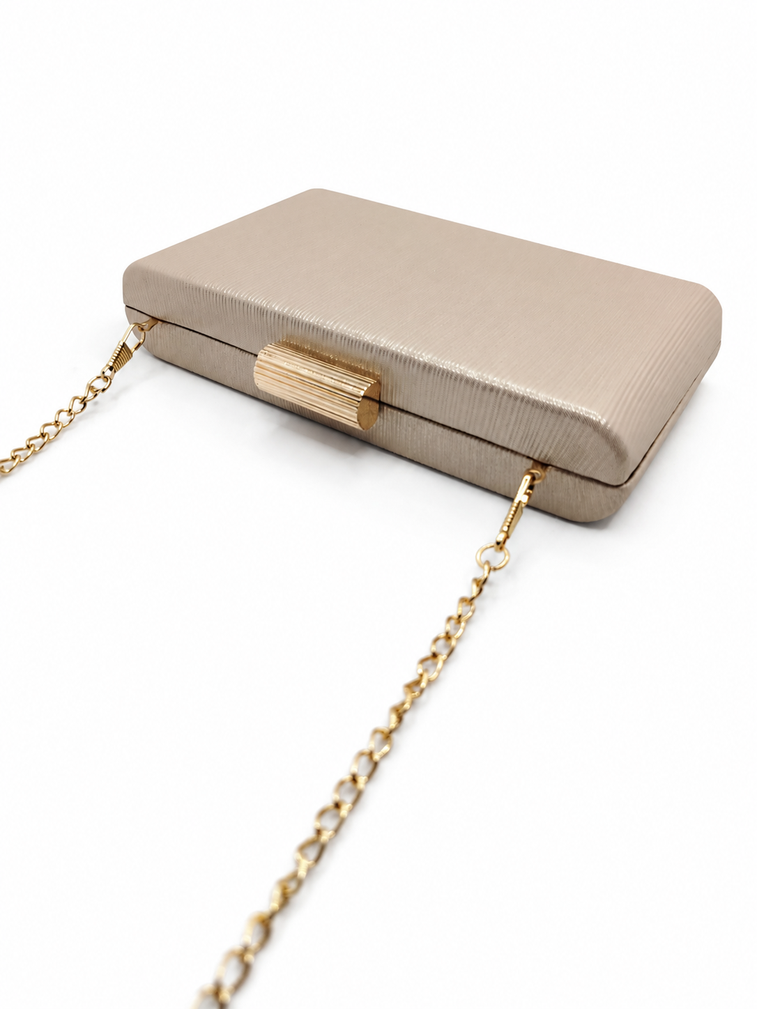 Abendtasche/Clutch · Nachtblaue Streifen