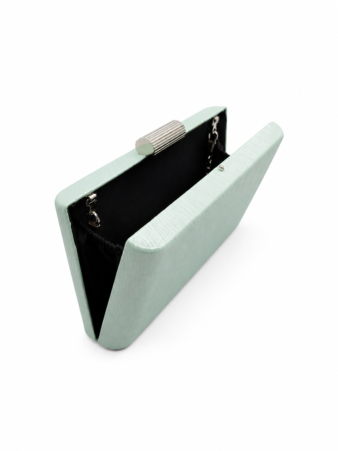 Abendtasche/Clutch · Nachtblaue Streifen