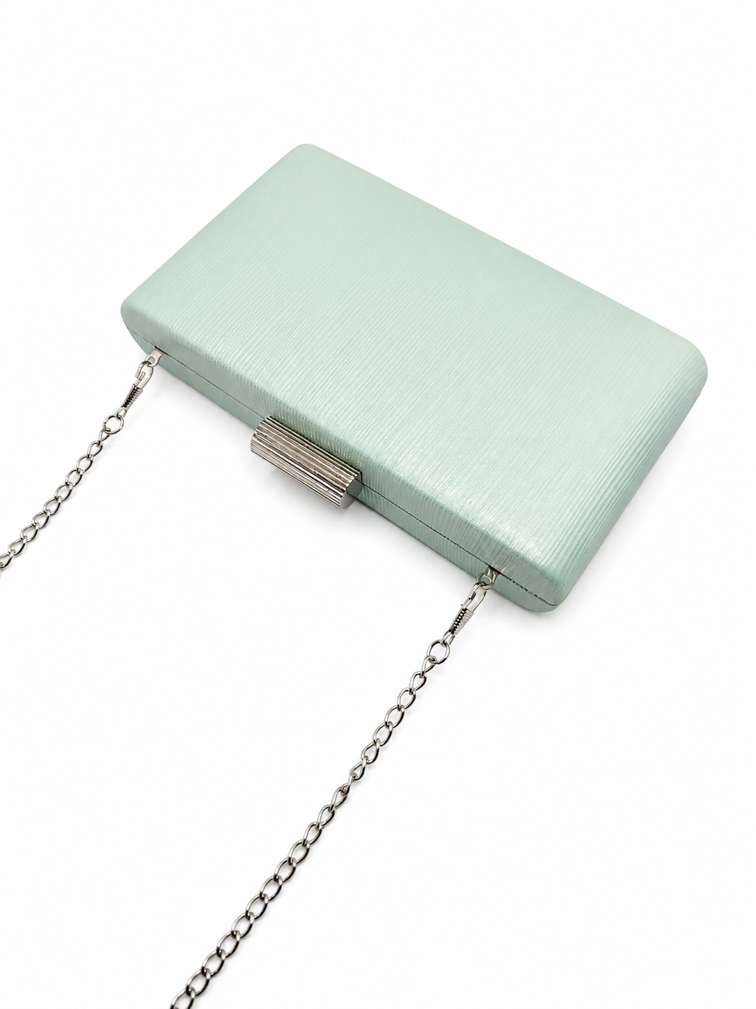Abendtasche/Clutch · Nachtblaue Streifen
