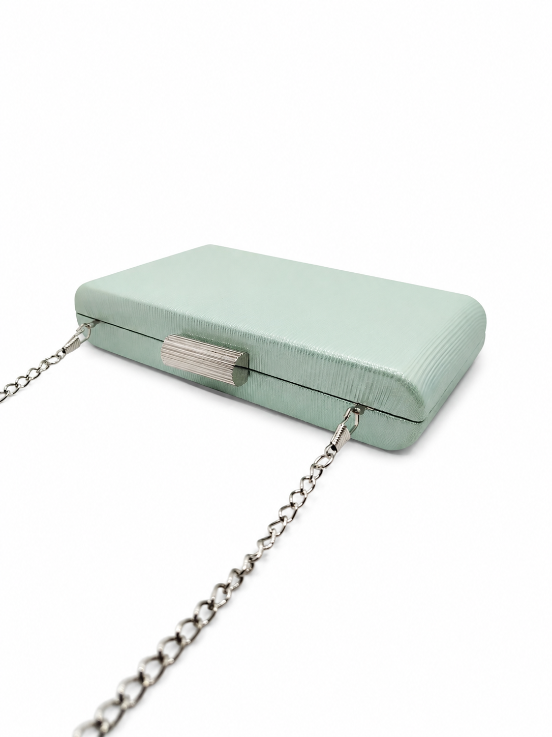 Abendtasche/Clutch · Nachtblaue Streifen