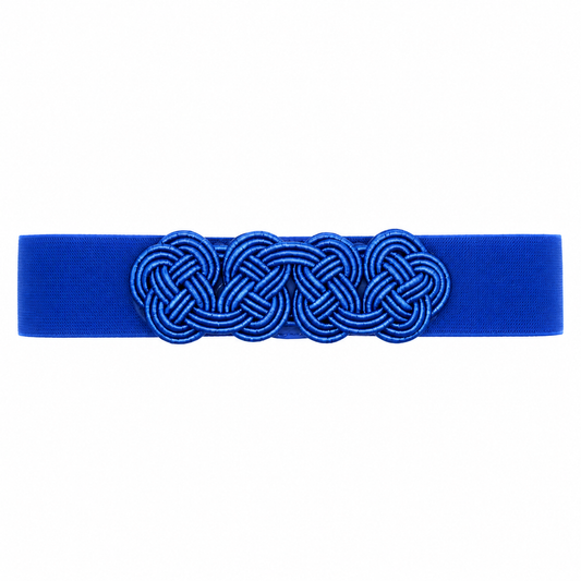 Elastischer Gürtel mit Knoten · Blau (letzter!)