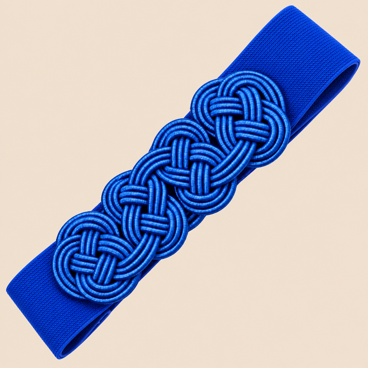 Elastischer Gürtel mit Knoten · Blau (letzter!)