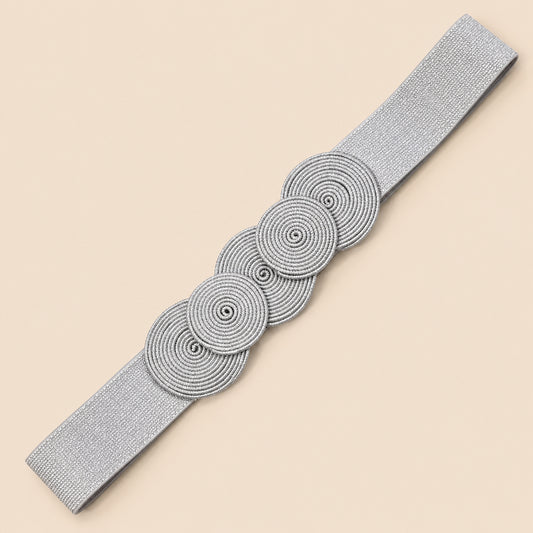 Elastischer Kreisgürtel · Silber
