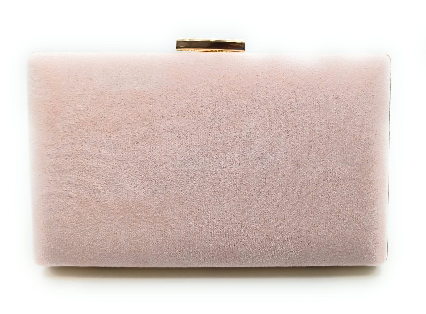 Rechteckige Abendclutch · Nude-Wildleder (Letztes Exemplar!)