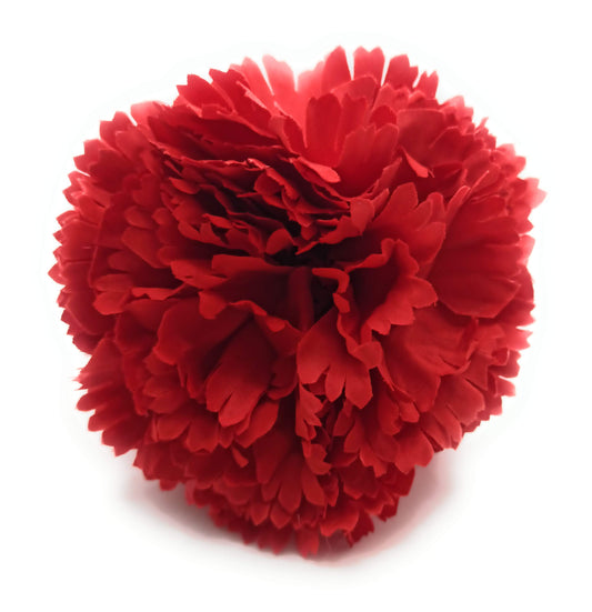 Clavel XL Flor Flamenca Grande Adorno Pelo Mujer · Rojo Ø13cm