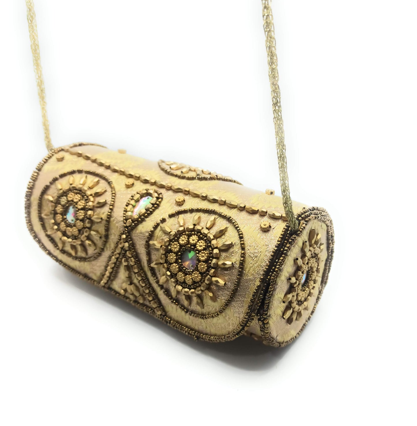 Cartera De Mano Bolso Fiesta Bordado · Artesanía étnica, Tubo