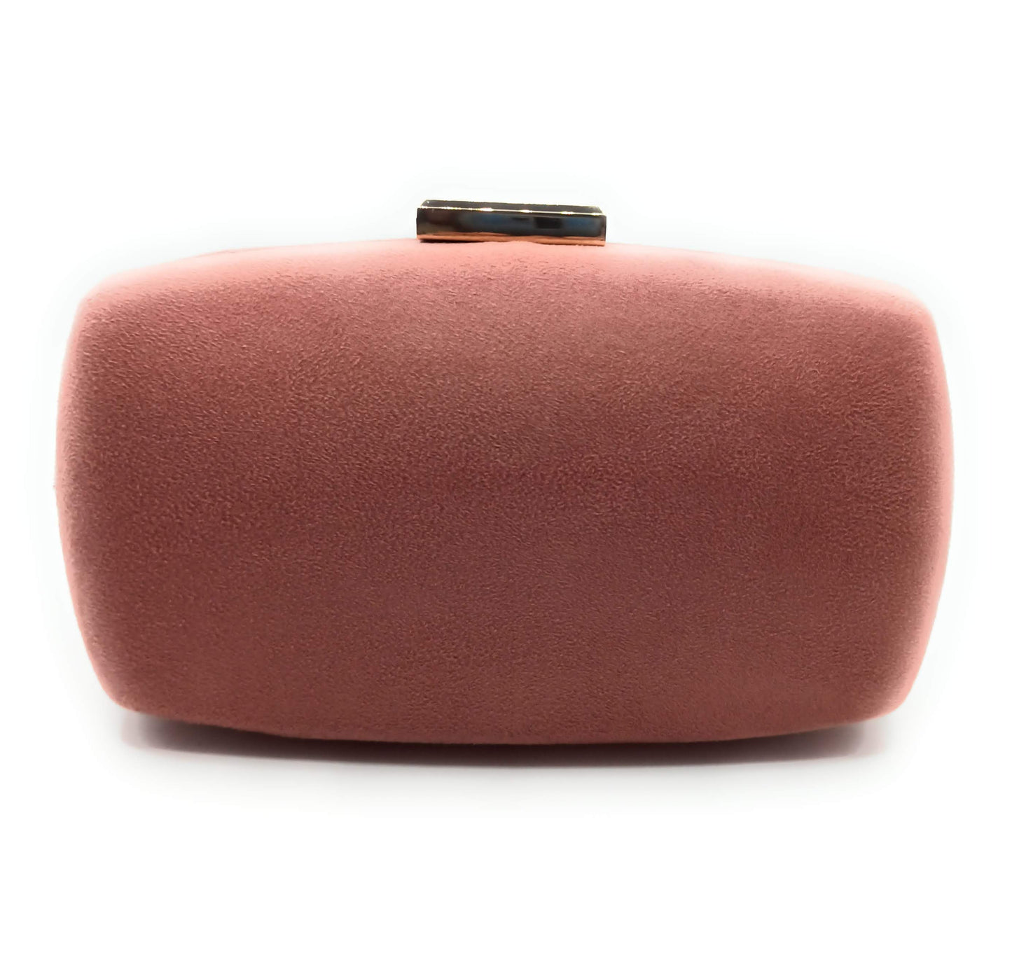 Cartera De Mano Bolso Fiesta · Ante Ovalado Rosa Viejo