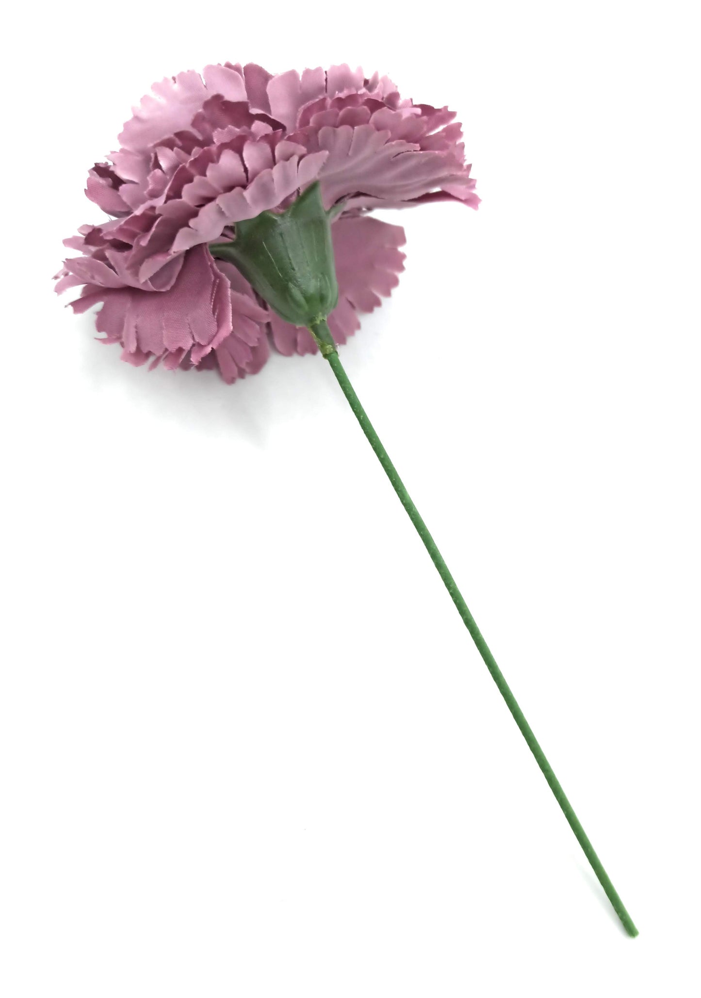 Clavel Flamenco Flor Pelo Ø9cm · Malva Oscuro