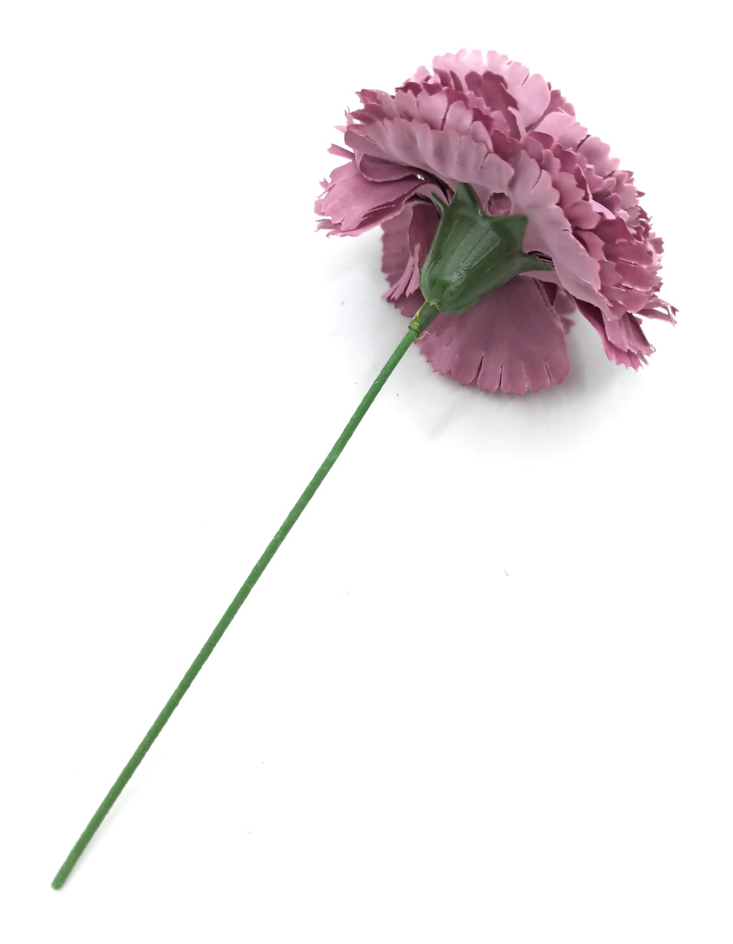 Clavel Flamenco Flor Pelo Ø9cm · Malva Oscuro