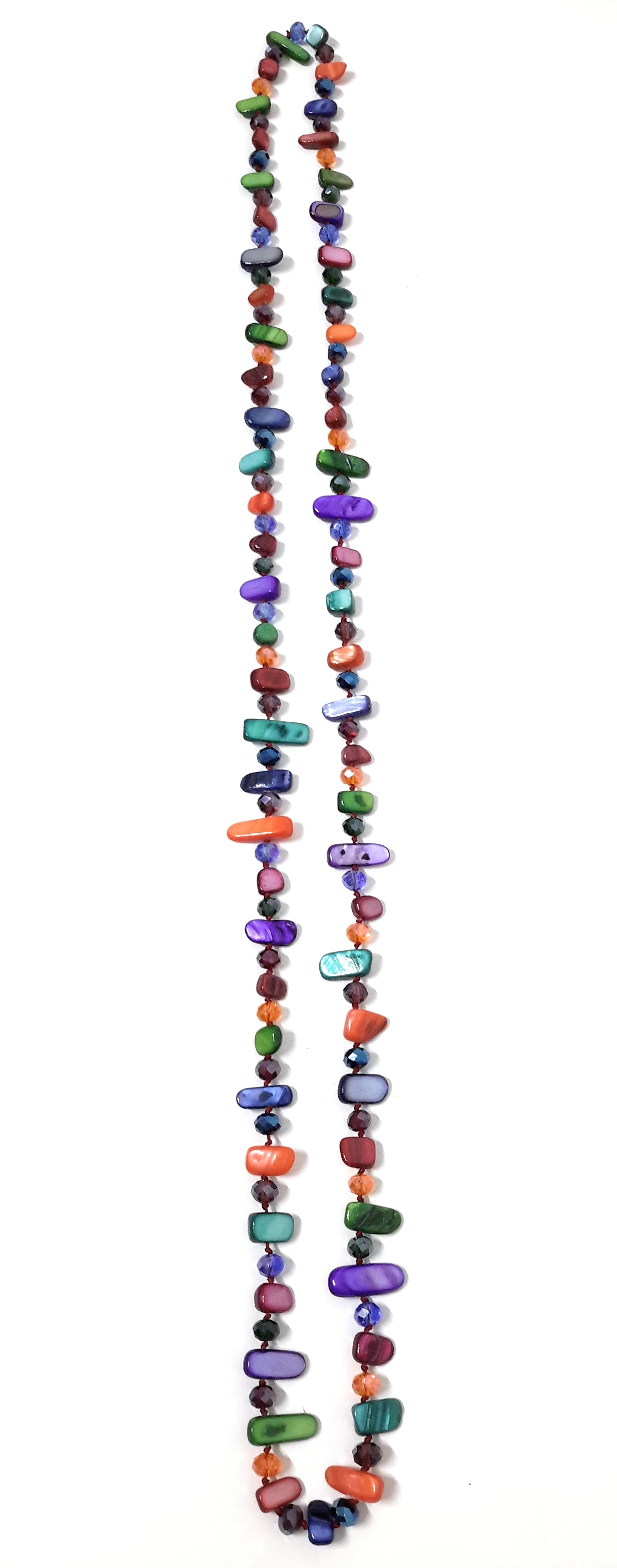 Collar Largo de Nácar · Multicolor