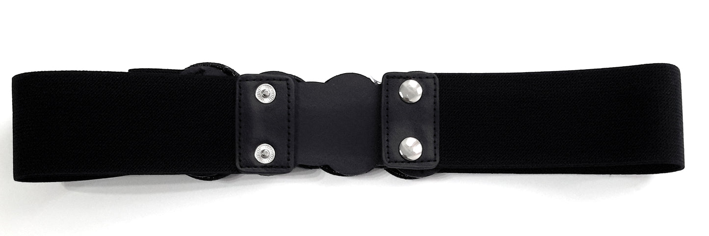 Cinturón Elástico Nudos · Negro (última unidad!)
